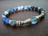 Women's Blue Quartz Ajna Chakra Mala Bracelet