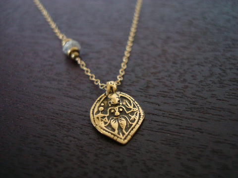 Diamond Shiva Necklace