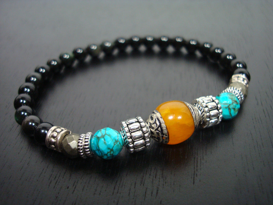 Women's Tibetan Copal Spiritual Cleansing & Protection Mala Bracelet