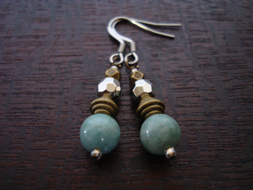 Burma Jade Earrings