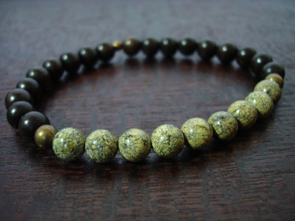 Men's Serpentine Kundalini Mala Bracelet