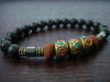 Men's Tibetan Lava Rock Stability & Focus Mala Bracelet
