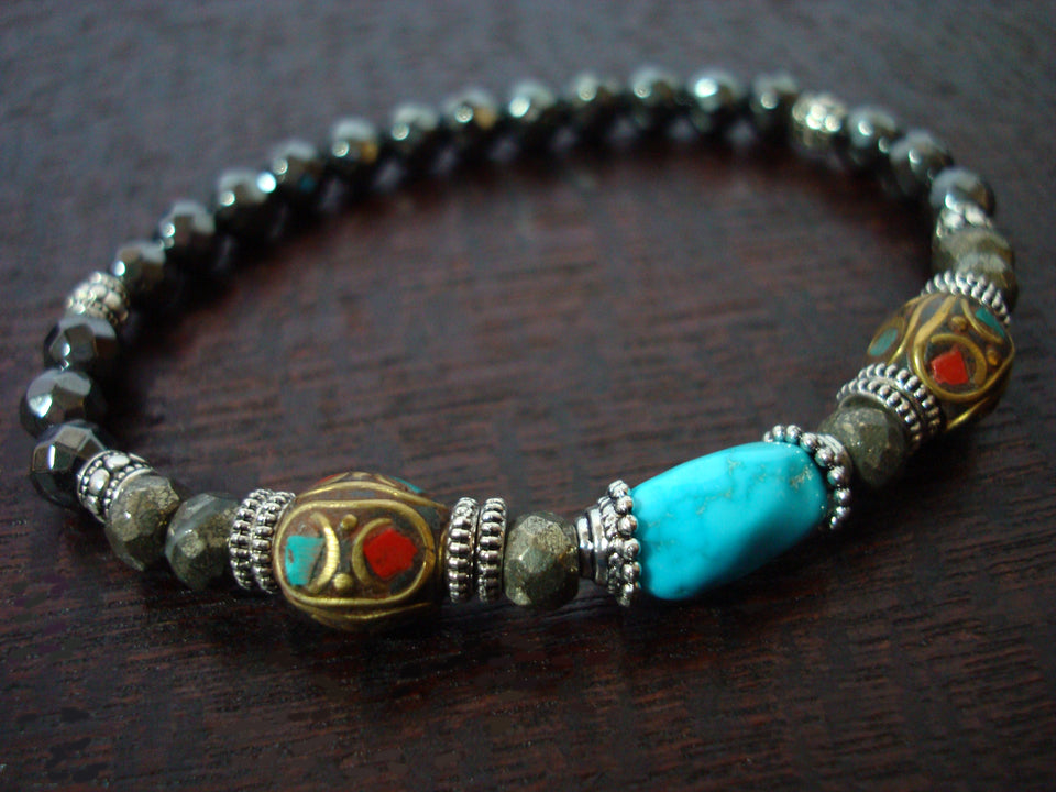 Women's Arizona Sleeping Beauty Turquoise Mala Bracelet