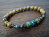Women's Peruvian Blue Green Opal Renewal Mala Bracelet