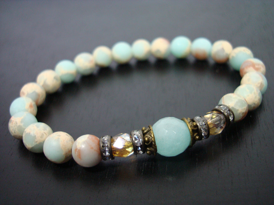 Women's Opal Support & Gentle Power Mala Bracelet