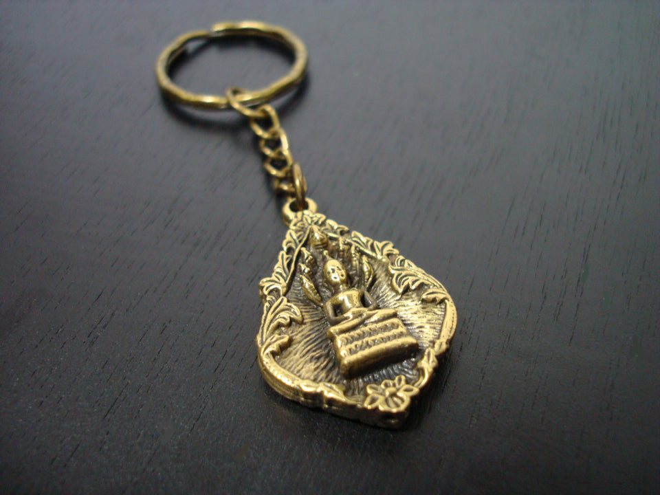 Golden Thai Buddha Key Chain