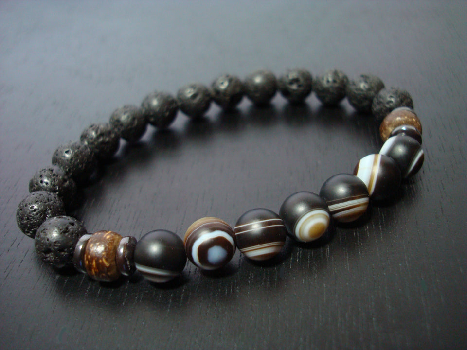 Men's Strength & Protection Mala Bracelet