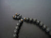 Men's Black Moonstone Raven Skull Mala
