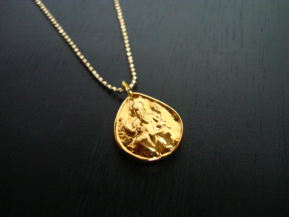 Gold Ganesha Necklace