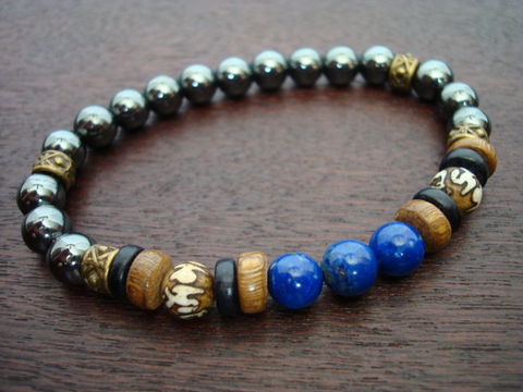 Men's Mental Clarity & Compassion Mala Bracelet