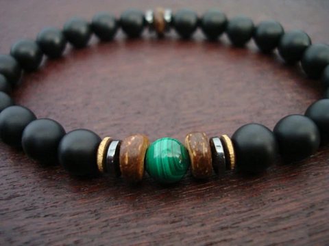 Men's Malachite Protection & Spiritual Growth Bracelet