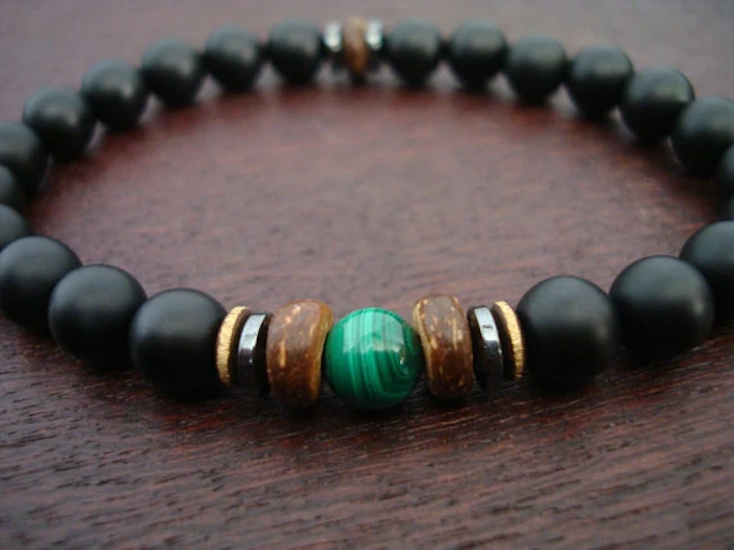 Men's Malachite Protection & Spiritual Growth Bracelet