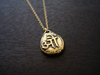 Reversible Ganesha Om Necklace