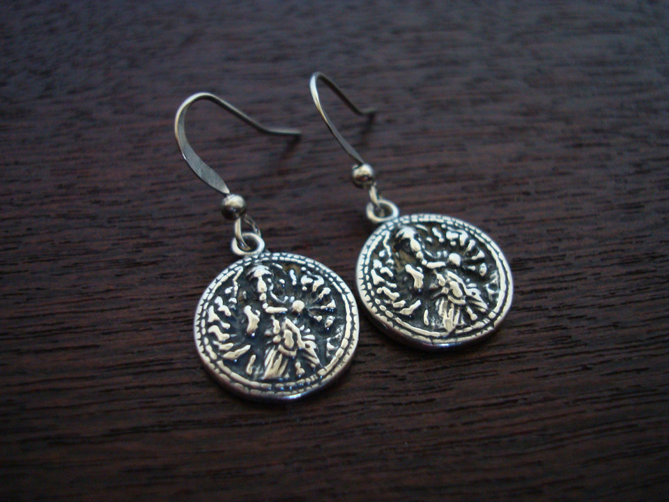 Sterling Silver Ganesha Earrings