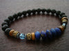 Men's Throat & Third Eye Chakra Mala Bracelet