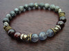 Women's Water Sapphire & Garnet Mala Bracelet