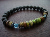Men's Chrysoprase Change & Spiritual Growth Mala Bracelet