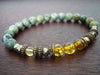Women's Golden Amber Manifestation Mala Bracelet