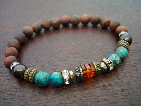 Women's Baltic Amber Happiness & Vitality Mala Bracelet