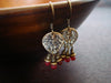 Women's Indian Ruby Shiva Earrings