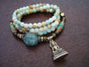 Women's Tibetan Amazonite & Flourite Higher Awareness Mala