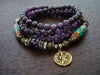 Women's Tibetan Amethyst & Lepidolite Mala