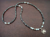 Women's Aquamarine & Black Moonstone Mala