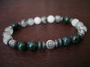 Men's Dark Jade Love & Longevity Celtic Knot Bracelet