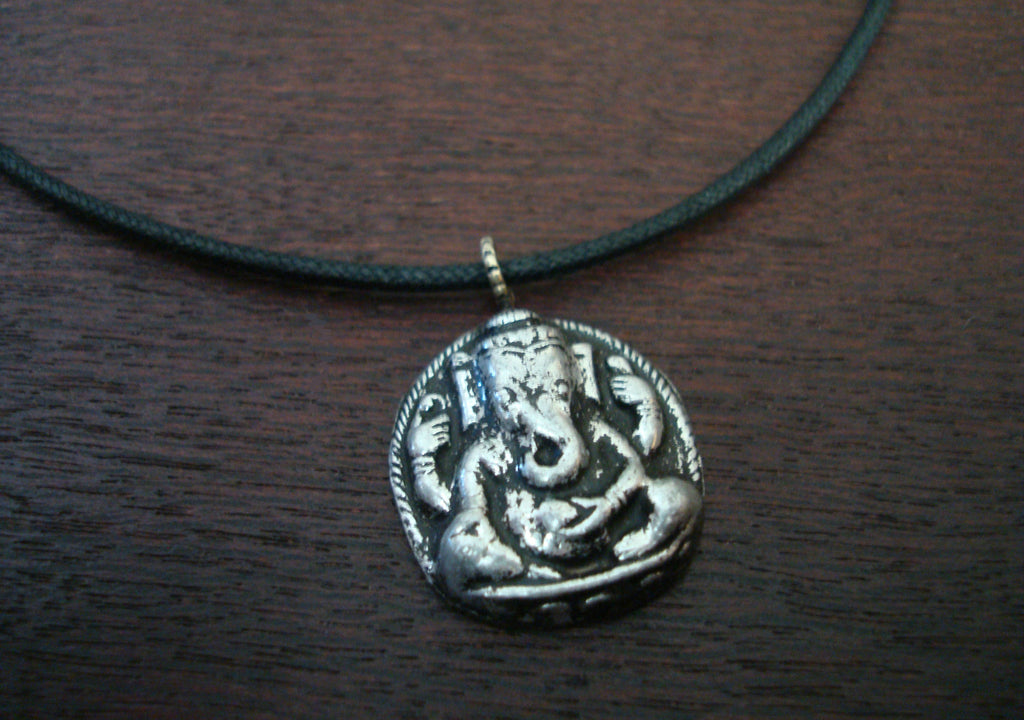 Mens Antique Ganesha Necklace