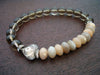 Women's Pink Moonstone Love & Heart Mala Bracelet
