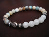 Women's White Jade Celtic Knot Mala Bracelet