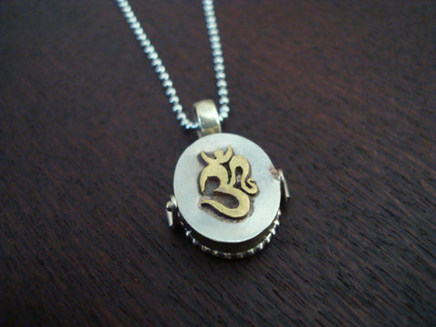 Om Locket Necklace