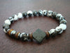 Men's Black Jade Cross Bracelet