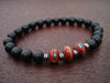 Men's Tibetan Tantric Onyx Mala Bracelet