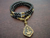 Women's Blue Tiger's Eye Buddha Mala