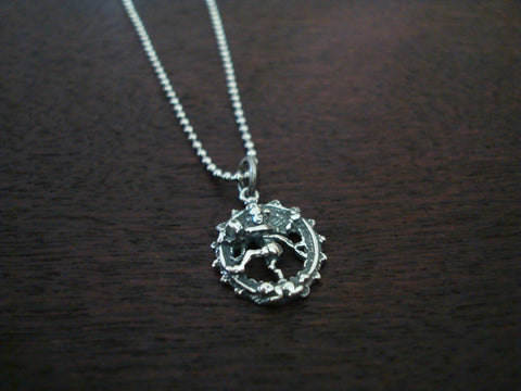 Sterling Silver Cosmic Dancer Necklace