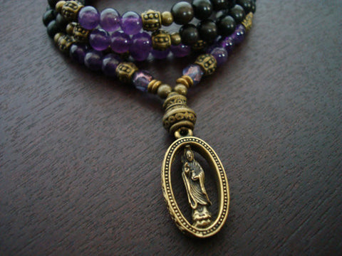 Women's Amethyst Serenity Mala