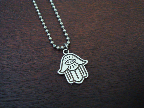 Mens Hamsa Necklace