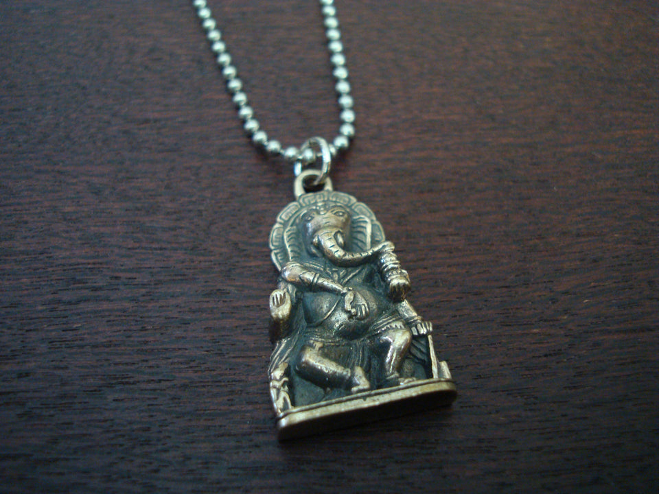 Men's Dancing Ganesha Necklace