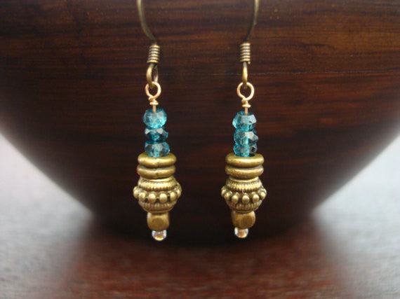 London Blue Topaz Earrings