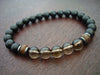 Men's Smoky Quartz Positivity Mala Bracelet