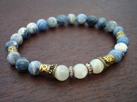Women's Moonstone Love & Abundance Mala Bracelet