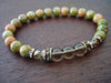 Women's Unakite Self-Worth & Unconditional Love Mala Bracelet