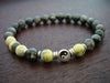 Men's Yellow Turquoise Yin & Yang Bracelet