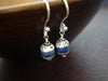 Tibetan Capped Lapis Earrings