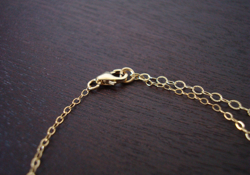 Bronze Lotus Necklace