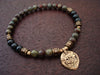 Men's Blue Tiger's Eye Peace & Change Mala Bracelet