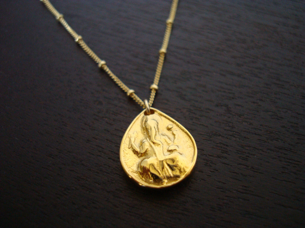Gold Ganesha Necklace