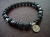 Men's Hematite & Quartz Balancing Yin Yang Mala Bracelet
