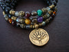 Women's Seven Chakra Labradorite Mala